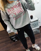 Szara bluza SuperDry S