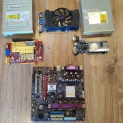 Zestaw części | Podzespoły | Karty AGP i PCI-E, AM2, Napędy | USZKODZONE