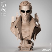 Neo popiersie 1/4 ręcznie malowane żywica kolekcjonerskie Matrix