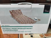Materac przeciwodleżynowy TIMAGO z kompresorem bąbelkowy zmiennociśnieniowy