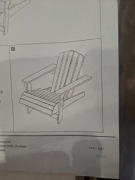 Piękne stylowe biale krzeslo