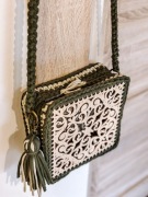 TOREBKA HANDMADE SZYDEŁKOWA KWADRATOWA