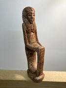 figurka faraon kamien-wapień? statuetka 411g  19cm echnaton? stara