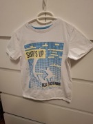 134/140 cm biała koszulka biały T-shirt dziecięcy dla dziecka dla chłopca