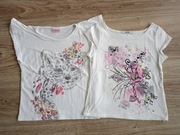 2 x Bluzka koszulka t-shirt George rozm. 110/116