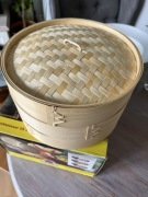 Koszyk bambusowy do gotowania na parze 25 cm