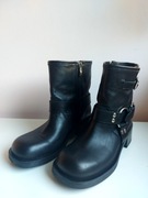 Botki klamry kozaki czarne by o la la rozmiar 39 