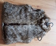 Bezrękawnik futerko dwustronny roz.128