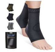 2 Sztuki Opaska Na Kostkę Stabilizator Kostki Kompresyjny Czarny L