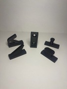 Uniwersalny wieszak na ścianę z wymiennymi elementami