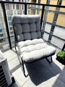 Fotel i stolik na balkon 