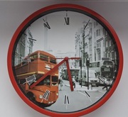 Zegar ścienny z motywem Londynu