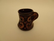 Kubek do mokki, dzbanek ceramiczny, wazonik, vintage, retro