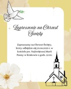 Zaproszenie na chrzest święty zaproszenie pdf do druku