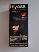Syoss farba do włosów granatowa czerń 1-4 ochrona przed uszkodzeniem włosów