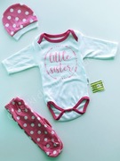 Bawełniany komplecik niemowlęcy r.68 (6m)