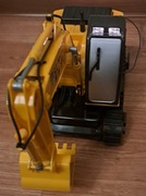 Duża gąsienicowa koparka zdalnie sterowana, dźwięk, światło