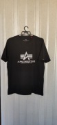Koszulka  T-shirt  Alpha Industries Klasyczny (Basic Logo) czarny