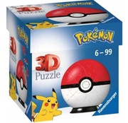 Ravensburger Puzzle 3D Kula Pokemon niebieska 54 elementów