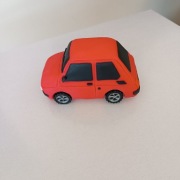 Maluch na tort fiat 126p figurka cukrowa 