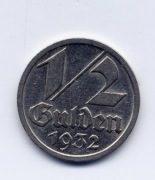 Pół guldena WMG 1932