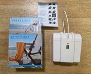 Sejf plażowy, turystyczny na kod 3-cyfrowy, przypinany