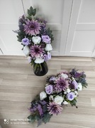 Komplet nagrobny wiązanka bukiet na Cmentarz