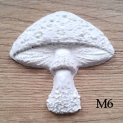 Bajkowy grzybek figurka do malowania dla dzieci magnes na lodówkę z masy