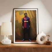 Lamine Yamal x Travis Scott FCB obraz, plakat A3, koszulka Fc Barcelona