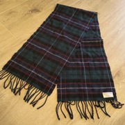 Szal męski krata 100% wełna jagnięca szkocki