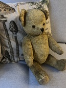 Miś trociniak PRL z ruchomymi łapkami lata 50- te