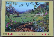 Puzzle HOP 1000 - Down in the Valley (zwierzęta, ptaki)
