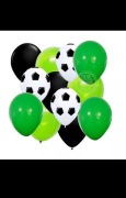 Balony piłka nożna 10szt mix 20 cm 
