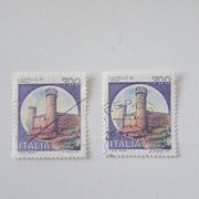 Znaczki Włochy 700 L – Castello di Ivrea (2 szt.)