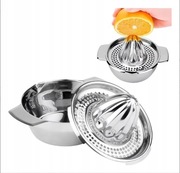 Wyciskacz do cytrusów stalowy srebrny LEMON JUICE EXTRUSION PRESS