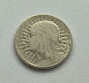 2 zł złote Głowa Kobiety 1934 r.- SREBRO - Bardzo ładne