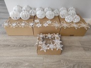 Bombki ręcznie robione na szydełku