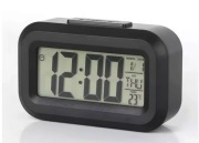 Cyfrowy zegar LED do domu, na stolik nocny, wielofunkcyjny budzik, 2xAAA