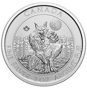 2 oz Wilkołak Creatures of the North 2 uncje srebra 2021 9999