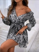 Sukienka wężowy wzór M