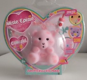 Misie episie miś epiś nowy rower różyczka różowy 