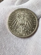 Niemcy, Schaumburg-Lippe, Jerzy I, 3 marki 1911 A, pośmiertne