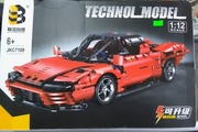 Klocki - FERRARI SP 3 kompatybilne z LEGO - 1:12 OŚWIETLENIE!