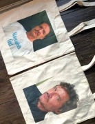 Torby bawełniane torebki tote bag bawełna pedro pascal zestaw 