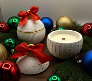 RĘCZNIE ROBIONA ŚWIECZKA W KSZTAŁCIE BOMBKI – IDEALNY PREZENT NA ŚWIĘTA 