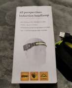 Latarka czołowa z czujnikiem ruchu