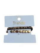 Nowa bransoletka złota panterka rock punk biżuteria sztuczna