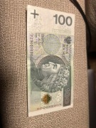 Banknot 100 seria FZ9000000