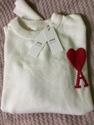 Sweter Ami Paris Biały 