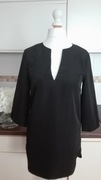 H & M letnia czarna sukienka tunika 36 S